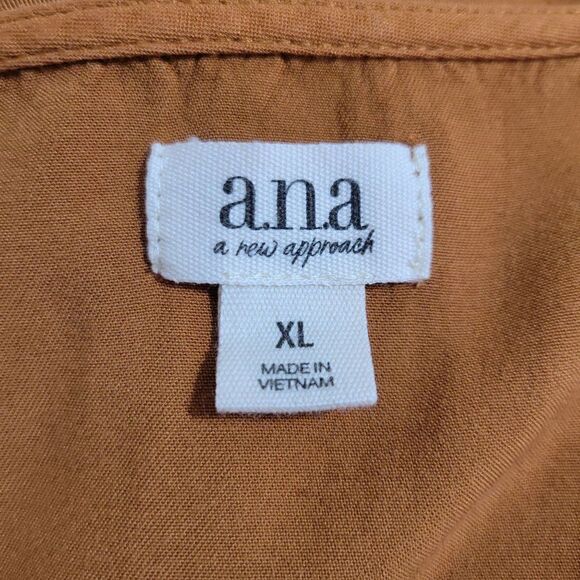 a.n.a Pumpkin Spice Tank Top (Size XL) - Picture 5 of 7